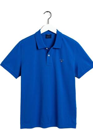 Original Pique Ss Rugger Erkek Polo Yaka T-Shirt - 2201 Deniz Mavisi - 5