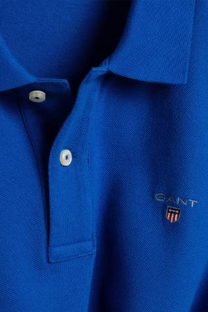 Original Pique Ss Rugger Erkek Polo Yaka T-Shirt - 2201 Deniz Mavisi - 6