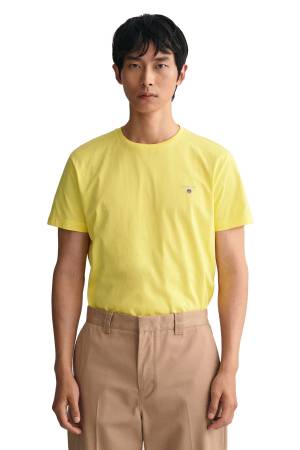 Original Ss Erkek T-Shirt - 234100 Sarı - Gant