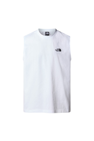 Oversize Simple Dome Tank Erkek Atlet T-Shirt - NF0A87F9 Beyaz - The North Face