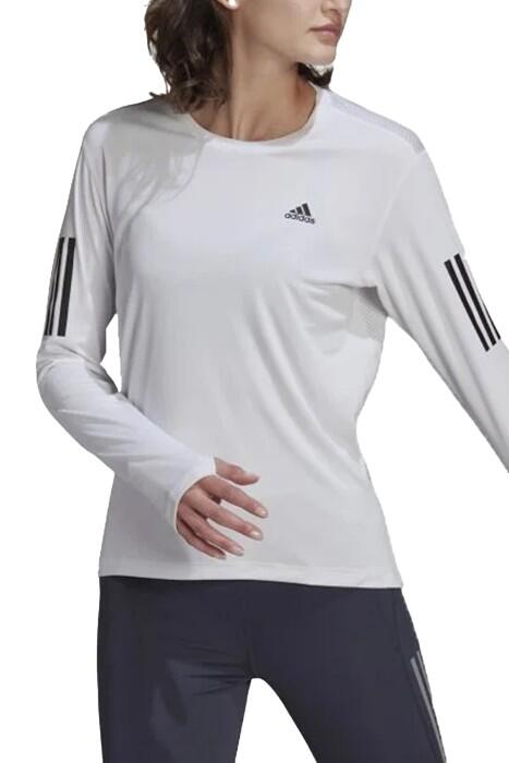 Own The Run Kadın Uzun Kollu T-Shirt - HB9372 Gri - 1