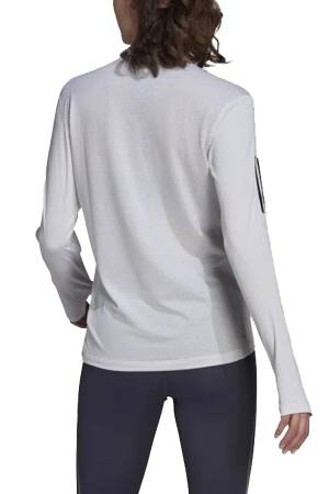 Own The Run Kadın Uzun Kollu T-Shirt - HB9372 Gri - 3