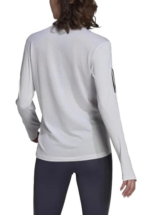 Own The Run Kadın Uzun Kollu T-Shirt - HB9372 Gri - 3