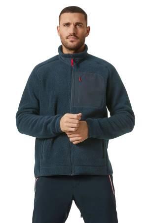 Panorama Tüylü Polar Blok Erkek Ceket - 49460 Lacivert - Helly Hansen