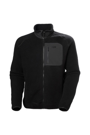 Panorama Tüylü Polar Blok Erkek Ceket - 49460 Siyah - Helly Hansen