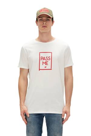 Pass Me Erkek T-Shirt - 23.01.07.022 Ekru - Bad Bear