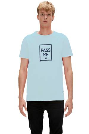 Pass Me Erkek T-Shirt - 23.01.07.022 Mavi - Bad Bear