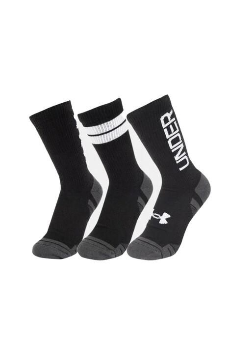 Perf Tech Nov 3Pk Crew Unisex Çorap - 1379515 Siyah/Siyah - 3