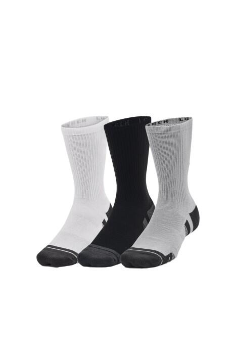 Performance Tech Unisex 3'Lü Uzun Çorap - 1379512 Mod Gri/Siyah - 1