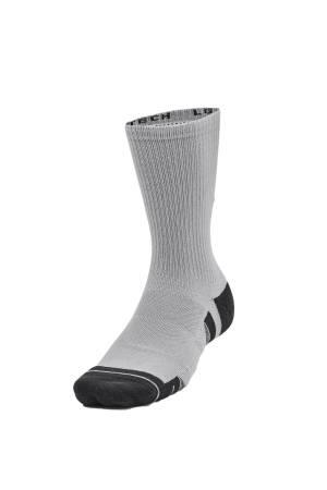 Performance Tech Unisex 3'Lü Uzun Çorap - 1379512 Mod Gri/Siyah - 2
