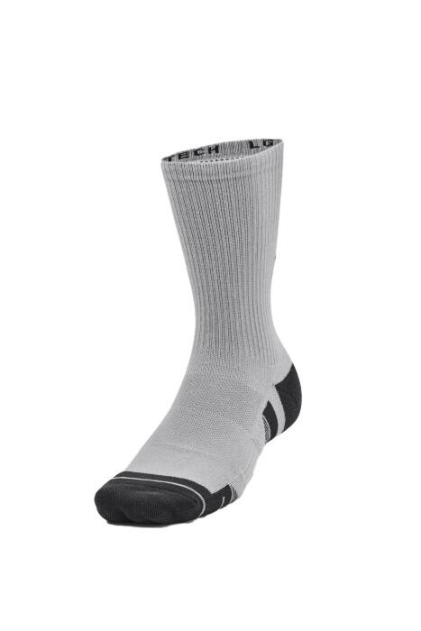 Performance Tech Unisex 3'Lü Uzun Çorap - 1379512 Mod Gri/Siyah - 2