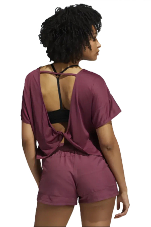 Primeblue Tee Kadın T-Shirt - H11217 Bordo - 3