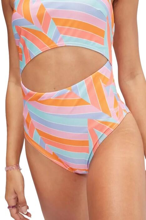 Pt Cut Out 1Pc Af Kadın Mayo - 8-00372116790 Pembe/Mavi - 7