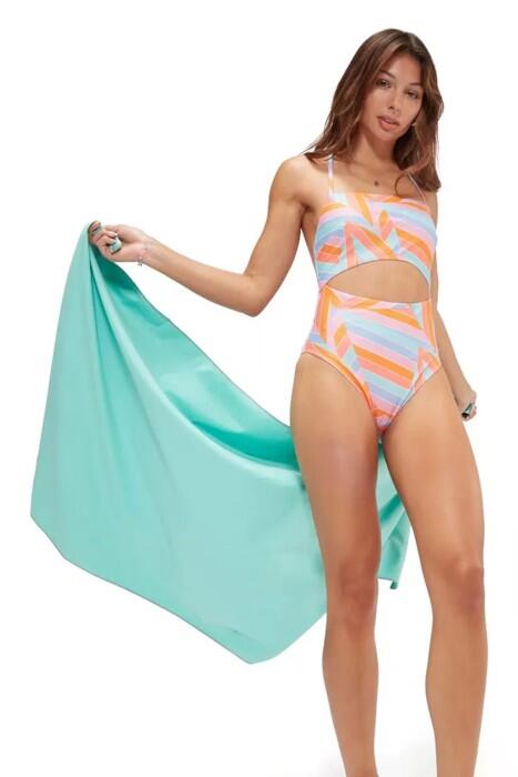 Pt Cut Out 1Pc Af Kadın Mayo - 8-00372116790 Pembe/Mavi - 8