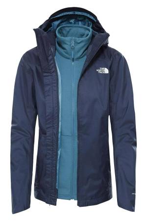 Quest Triclimate Kadın Mont - NF0A3Y1I Lacivert - The North Face