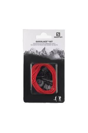 Quiklace Kit Unisex Bağcık - L32667400 Kırmızı - Salomon