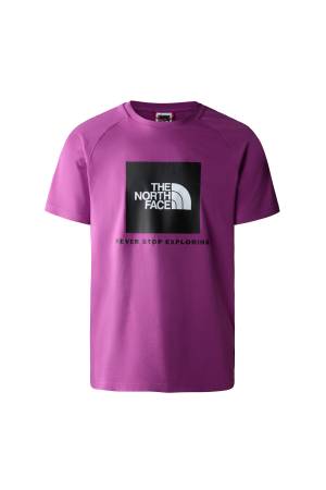 Raglan Redbox Erkek T-Shirt - NF0A3BQO Mor - The North Face
