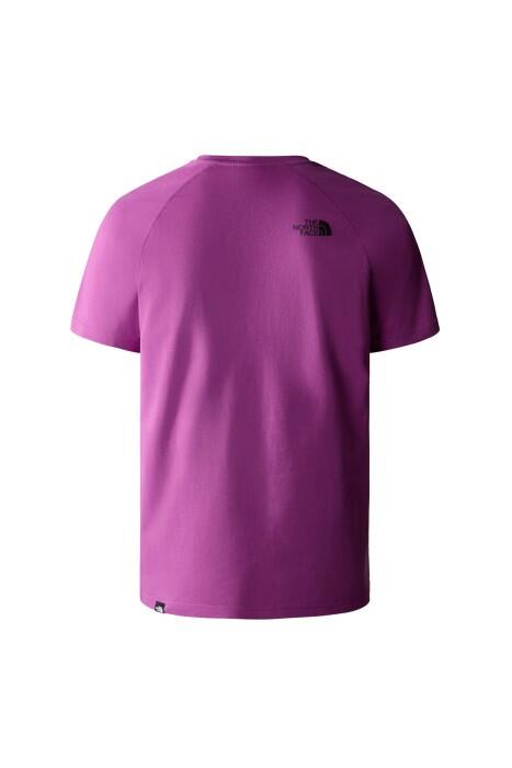 Raglan Redbox Erkek T-Shirt - NF0A3BQO Mor - 2