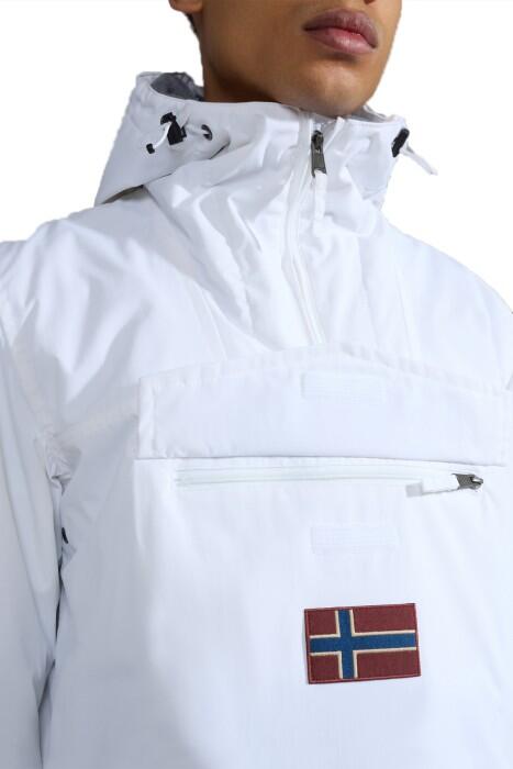 Raınforest Pocket 2 Erkek Anorak Ceket - NP0A4GMD Beyaz - 6