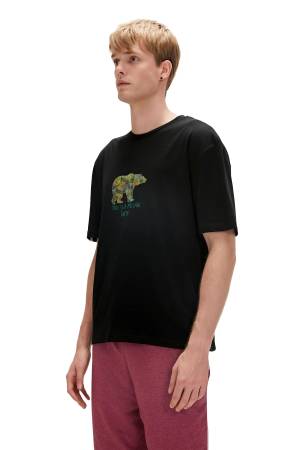 Re-Fınger Erkek T-Shirt - 23.01.07.007 Siyah - 3