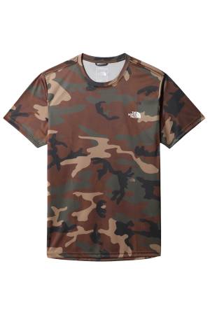 Reaxion Amp Crew - Eu Erkek T-Shirt - NF0A3RX3 Kamuflaj - The North Face