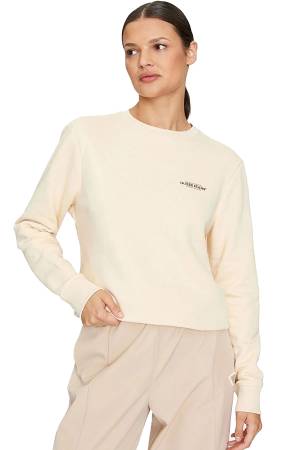 Reg Mini Ameri Kadın SweatShirt - W4YQ07KC811 Bej - Guess