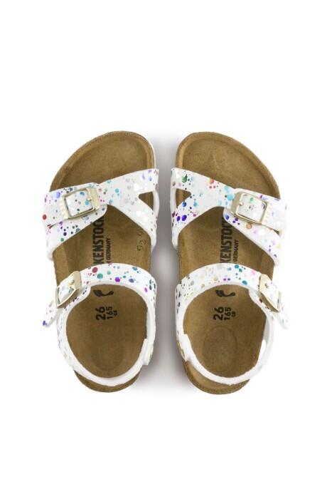 Rio Kids MF Çocuk Sandalet - 1015987 Renkli Beyaz - 4