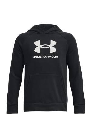 Rival Fleece Bl Hoodie Erkek Çocuk Sweatshirt - 1379791 Siyah - Under Armour