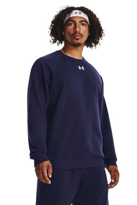 Rival Fleece Crew Erkek SweatShirt - 1379755 Lacivert - 1