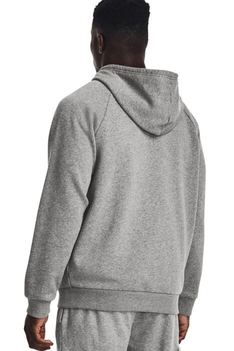 Rival Fleece Erkek Tam Fermuarlı Kapüşonlu SweatShirt - 1379767 Gri - 2