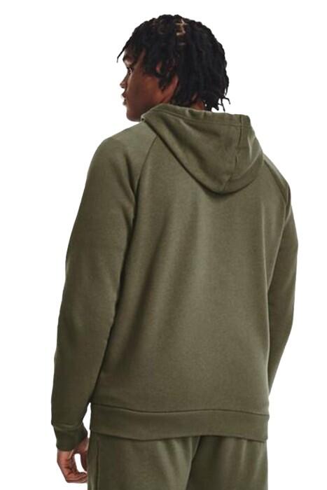 Rival Fleece Erkek Tam Fermuarlı Kapüşonlu SweatShirt - 1379767 Yeşil - 2