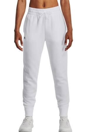 Rival Fleece Kadın Eşofman Altı - 1379438 Beyaz - Under Armour
