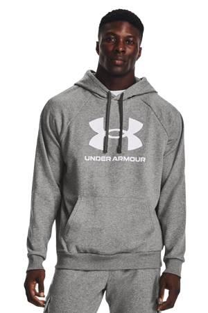 Rival Fleece Logo Erkek Sweatshirt - 1379758 Gri - Under Armour