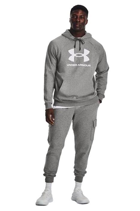 Rival Fleece Logo Erkek Sweatshirt - 1379758 Gri - 3