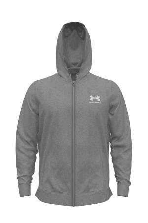 Rival Terry Lc Fz Erkek SweatShirt - 1370409 Koyu Gri - Under Armour