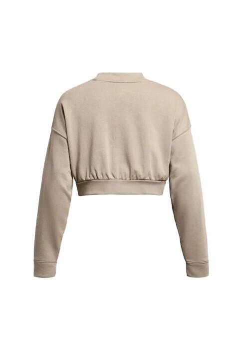 Rival Terry OS Kadın Crop SweatShirt - 1382738 Vizon - 4