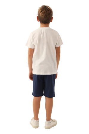 RolyPoly Erkek Çocuk Bermuda Takım - RP3368-2 Krem - 2