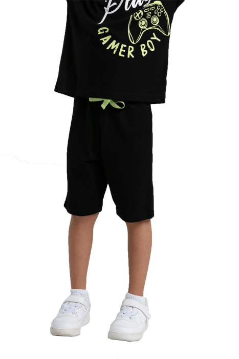 RolyPoly Erkek Çocuk Bermuda Takım - RP3571-2 Siyah - 2