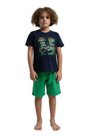 RolyPoly Erkek Çocuk Bermuda Takım - RP3578-2 Lacivert - RolyPoly