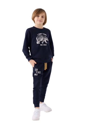 RolyPoly Erkek Çocuk Eşofman Takımı - RP3453-2 Lacivert - RolyPoly