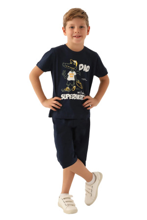 RolyPoly Erkek Çocuk Kapri Takım - RP3369-2 Lacivert - RolyPoly