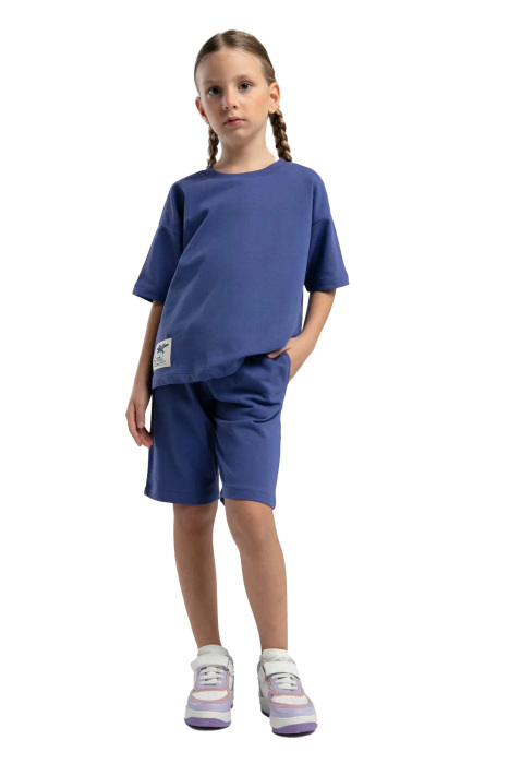 RolyPoly Kız Çocuk Bermuda Takım - RP3592-2 Koyu Mavi - 2