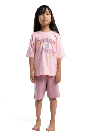 RolyPoly Kız Çocuk Bermuda Takım - RP3620-2 Somon - RolyPoly