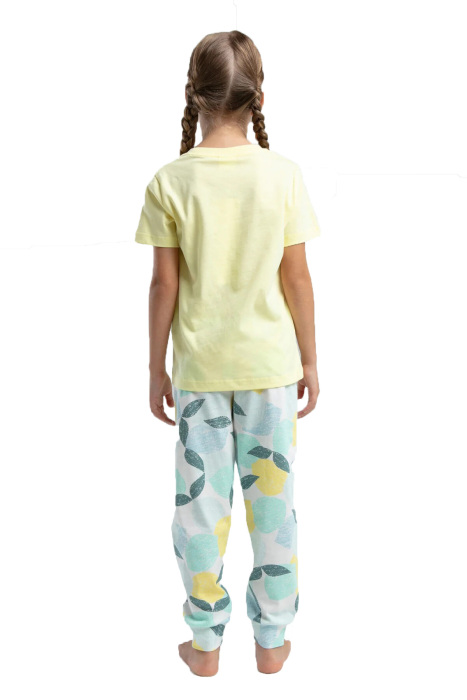 RolyPoly Kız Çocuk Pijama Takımı - RP3617-2 Açık Sarı - 4