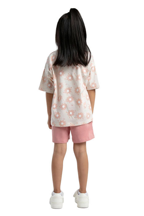 RolyPoly Kız Çocuk Şortlu Takım - RP3610-2 Bej - 5