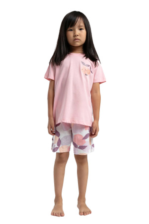 RolyPoly Kız Çocuk Şortlu Takım - RP3618-G Somon - RolyPoly