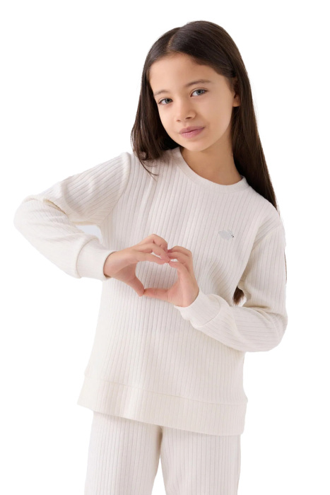 RolyPoly Kız Çocuk Uzun Kollu Pijama Takımı - RP3464-2 Taş Gri - 2