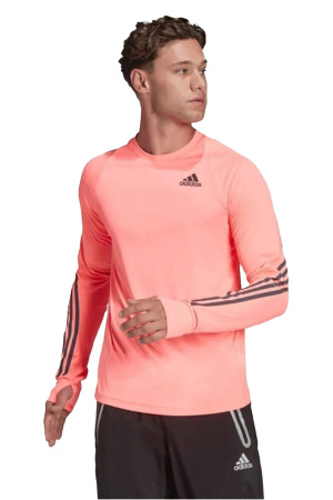 Run Icon Erkek Uzun Kollu T-Shirt - HE2467 Pembe - EU-Adidas