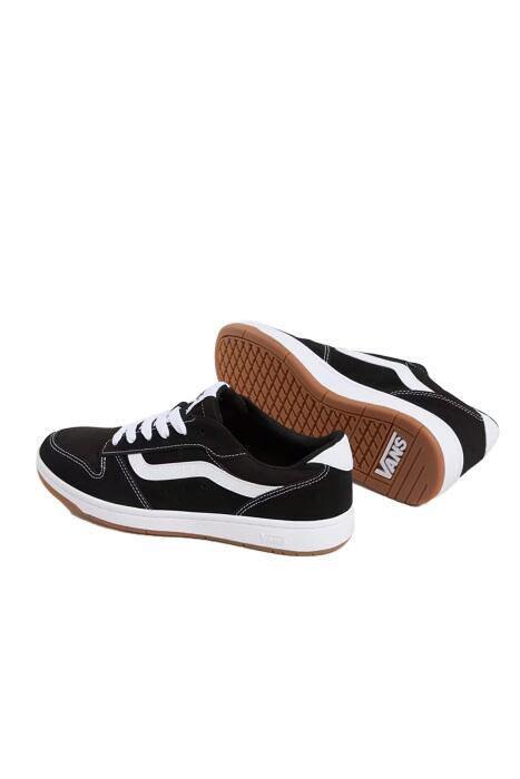Ryland Ls Sneakers Erkek Spor Ayakkabı - VN000D49 Siyah/Beyaz - 4