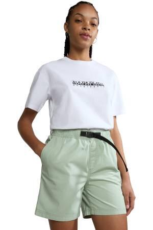 S-Box W Ss 4 Kadın T-Shirt - NP0A4GDD Beyaz - Napapijri